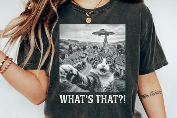 Download Cat Selfie Ufo Alien Invasion - Ufo Collection