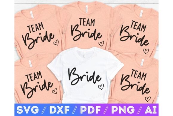 Download Team Bride Wedding Clipart T-shirt SVG - Premium Resources