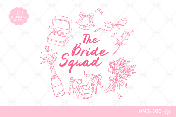 Download Bride Squad Shirt Design PNG - Premium Resources