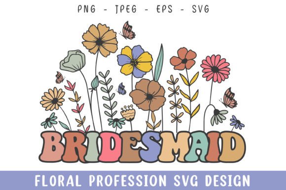 Download Floral Bridesmaid Vintage Professional - Bride Collection