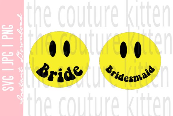 Download Retro Bride Bridesmaid Smiley Face - Bride Collection