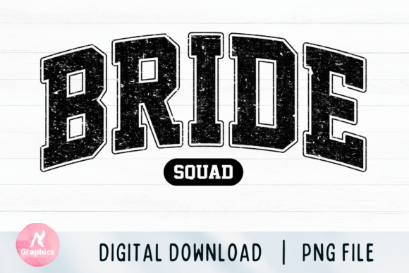 Download Bride Squad Retro Varsity PNG - Bride Collection