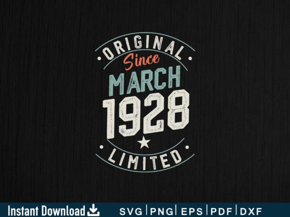 Download March 1928 Gifts 96th Birthday Shirt - 1928 Collection