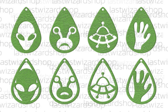 Download Alien Earrings Svg, Ufo Svg, Space - Ufo Collection